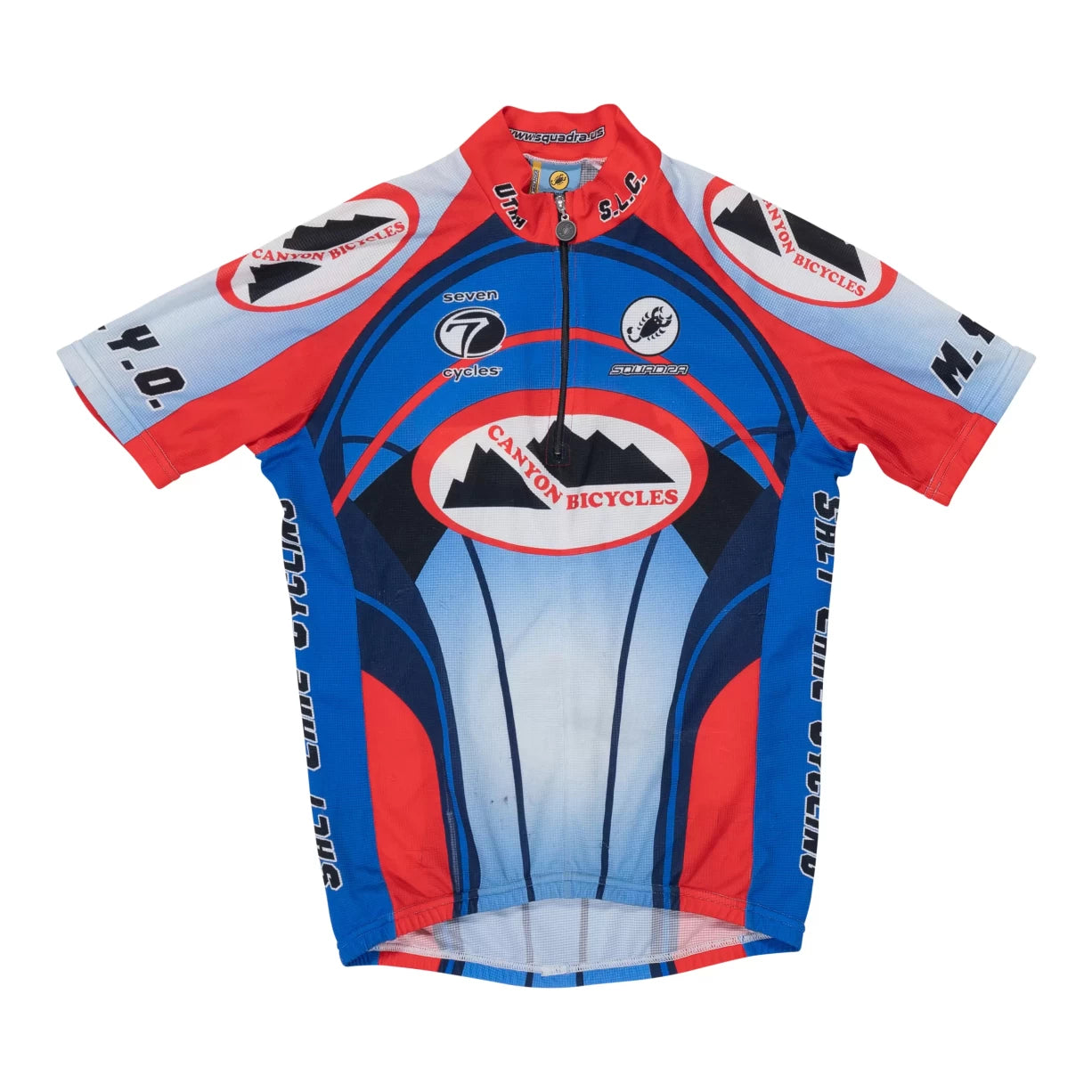 image of Castelli 1/2 Zip Canyon Bicycles Team Jersey - Men's