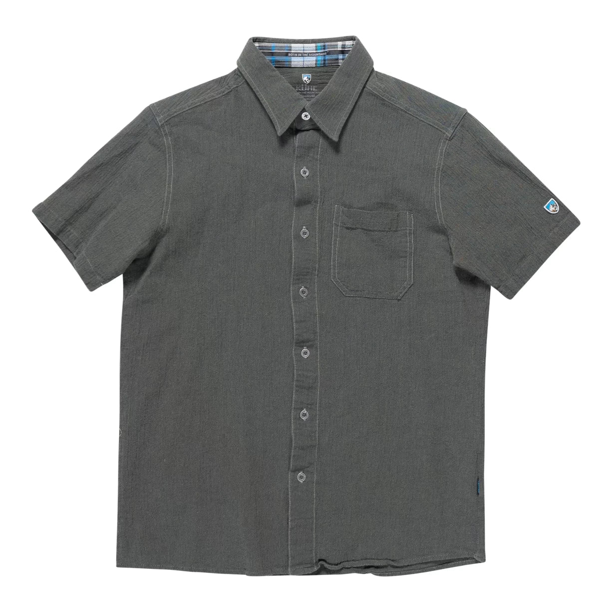 image of KUHL Organic Cotton Button Down Short Sleeve Shirt - Men's
