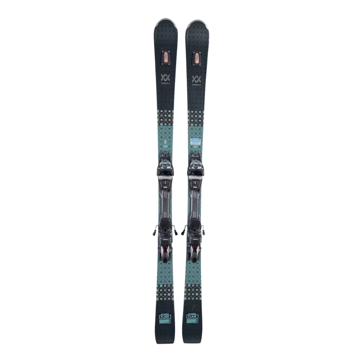 image of Volkl Flair SC Carbon Skis - Women's w/ Marker Flair GW Demo Bindings