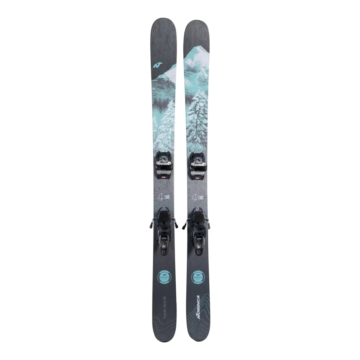 image of Nordica Santa Ana 104 Free Skis 2023 - Women's w/ Marker Squire 11 GW Ski Bindings