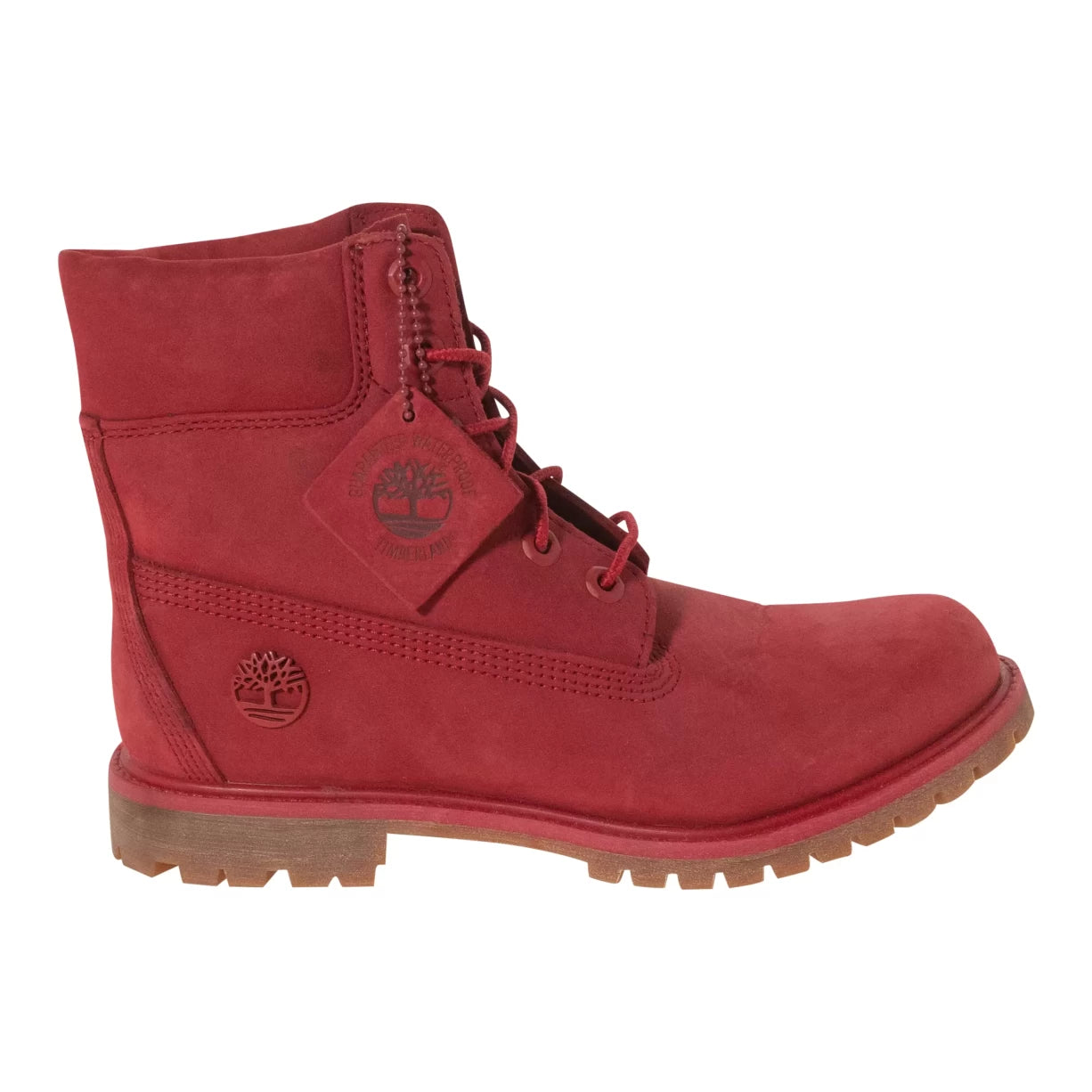 Timberland Limited Edition Ruby Red Premium 6-Inch Waterproof Boots