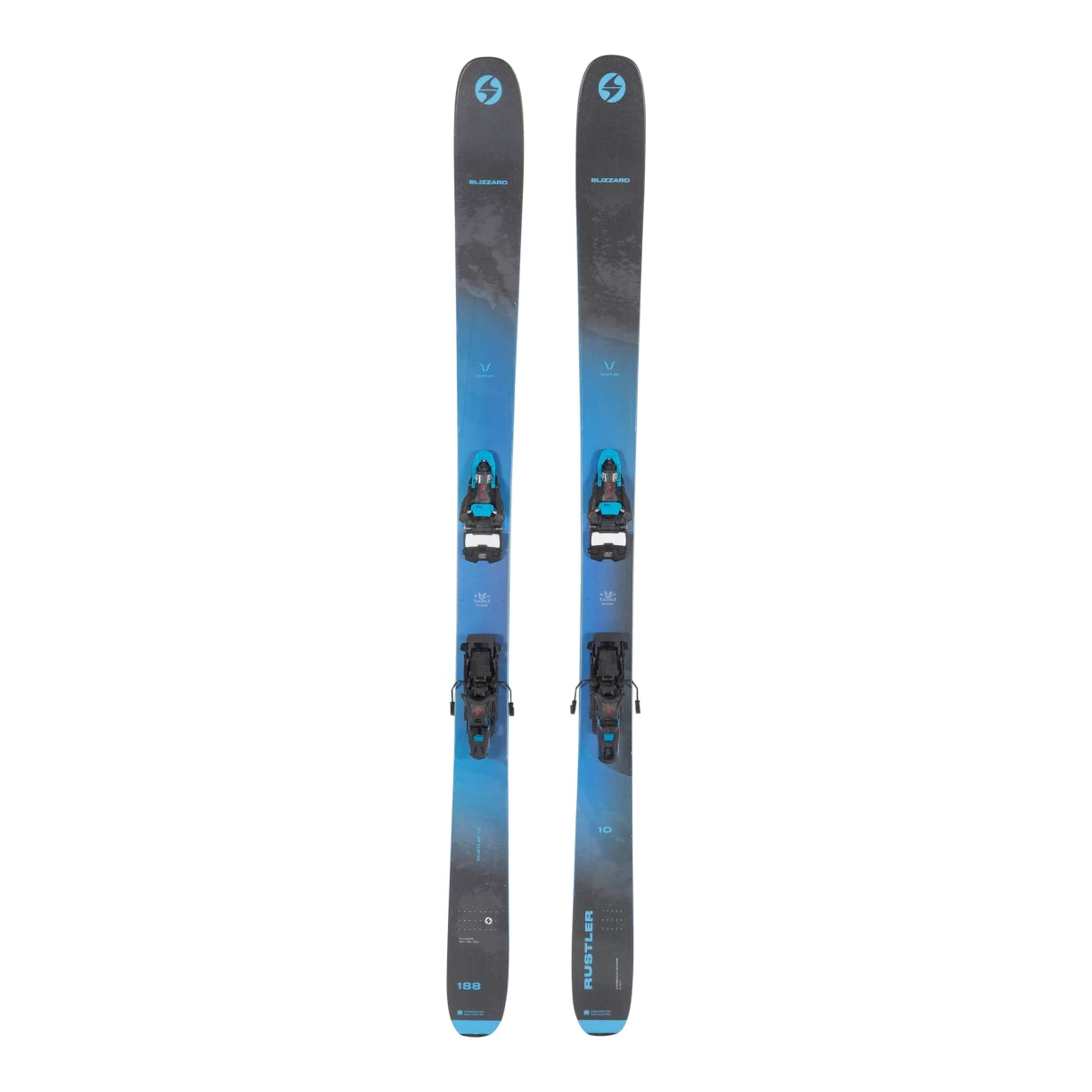 image of Blizzard Rustler 10 Skis 2023 - Men's w/ Salomon S/Lab Shift 13 MNC Touring Bindings