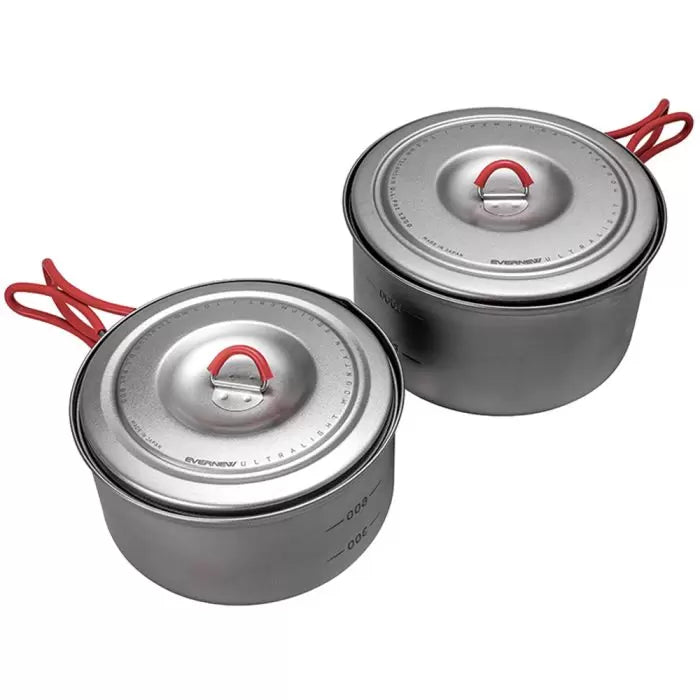 image of Evernew Titanium Ul Pot Set 900 & 1300