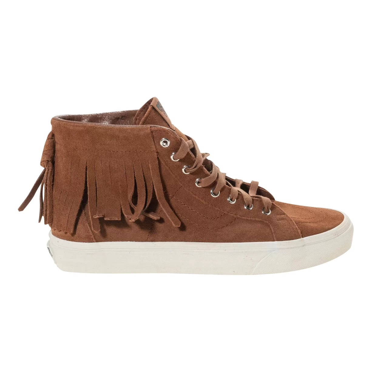 image of Vans Leather Mid Skate Shoes - Men's