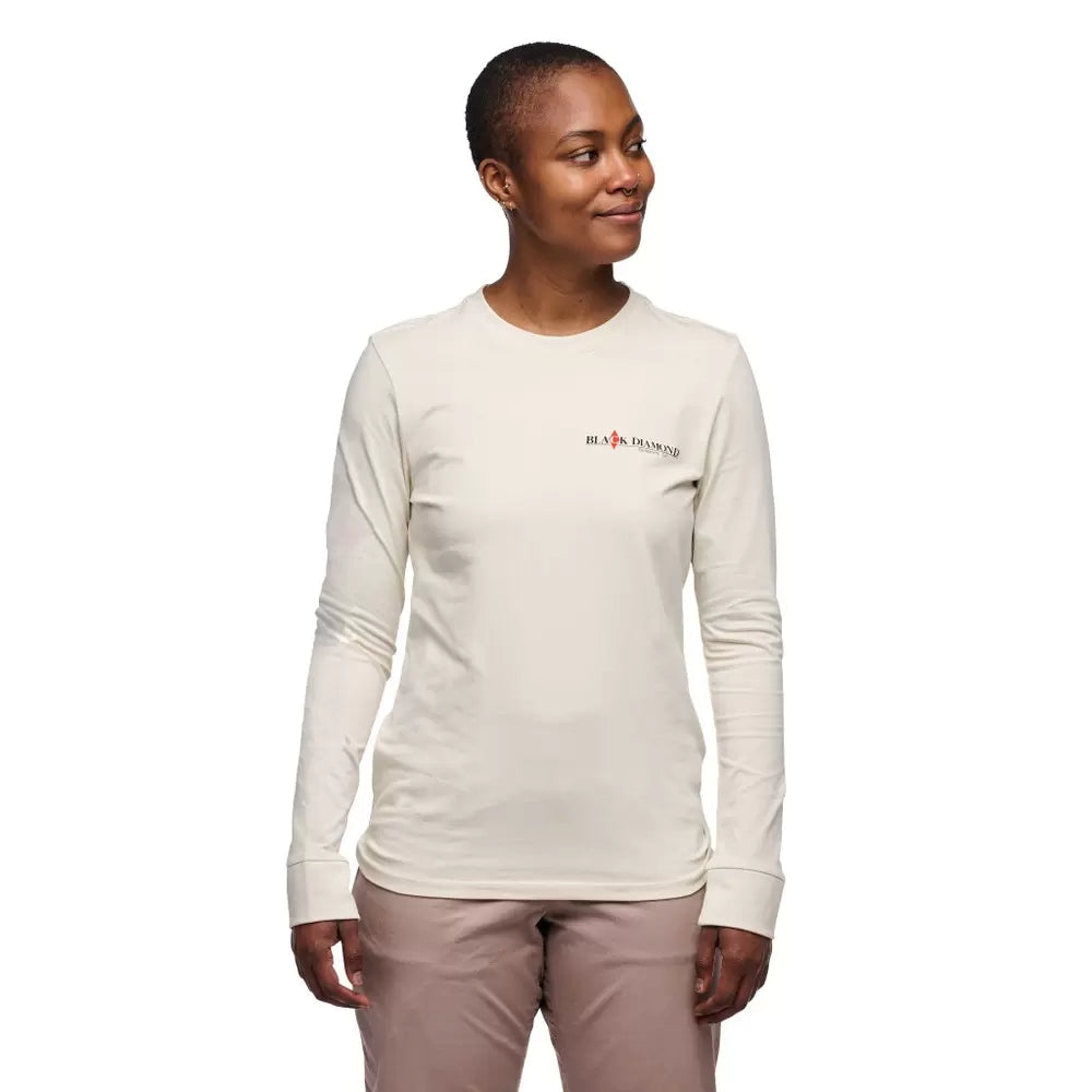 image of Black Diamond Heritage Wordmark Long Sleeve Tee