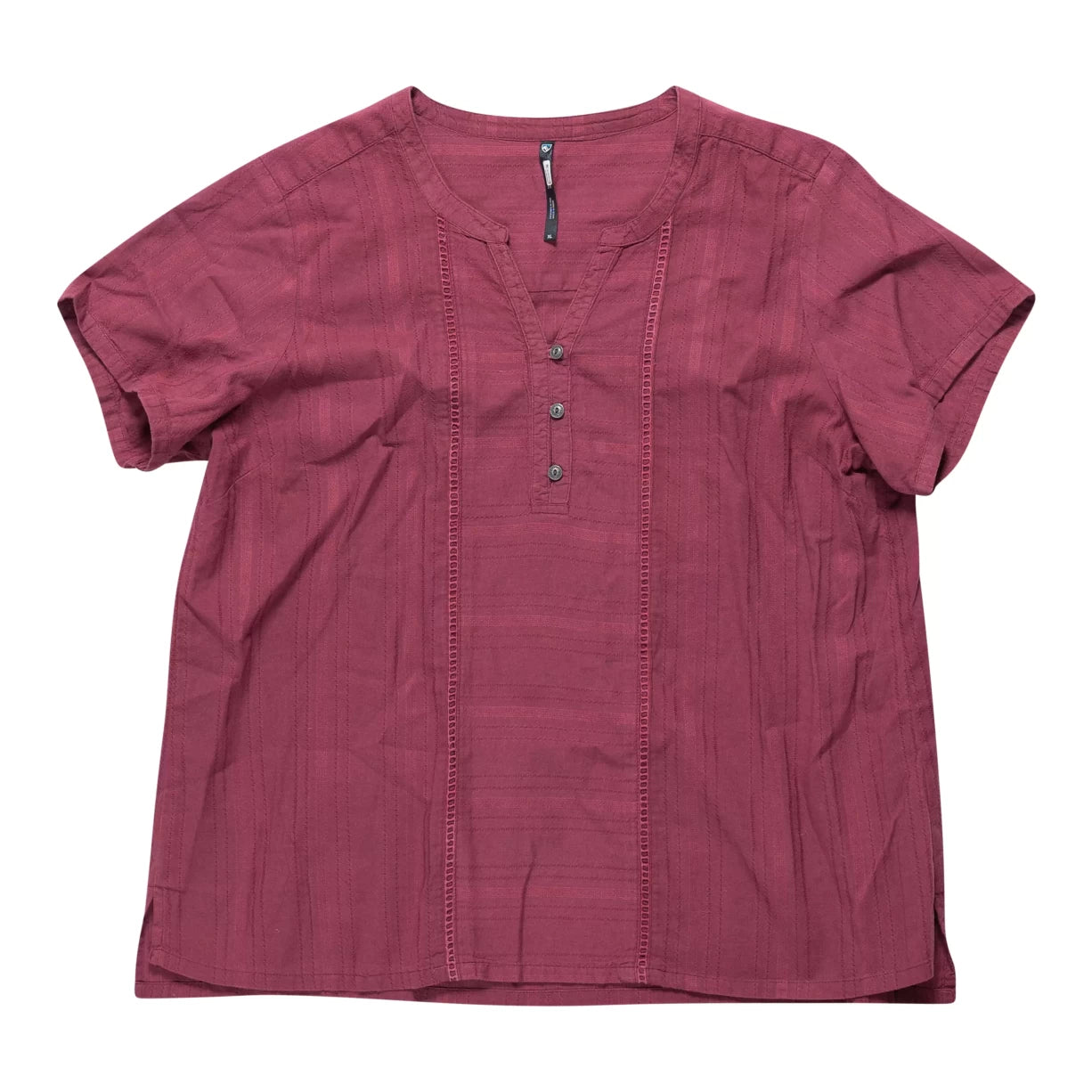 image of KUHL S/S Embroidered V-Neck Shirt - Women's