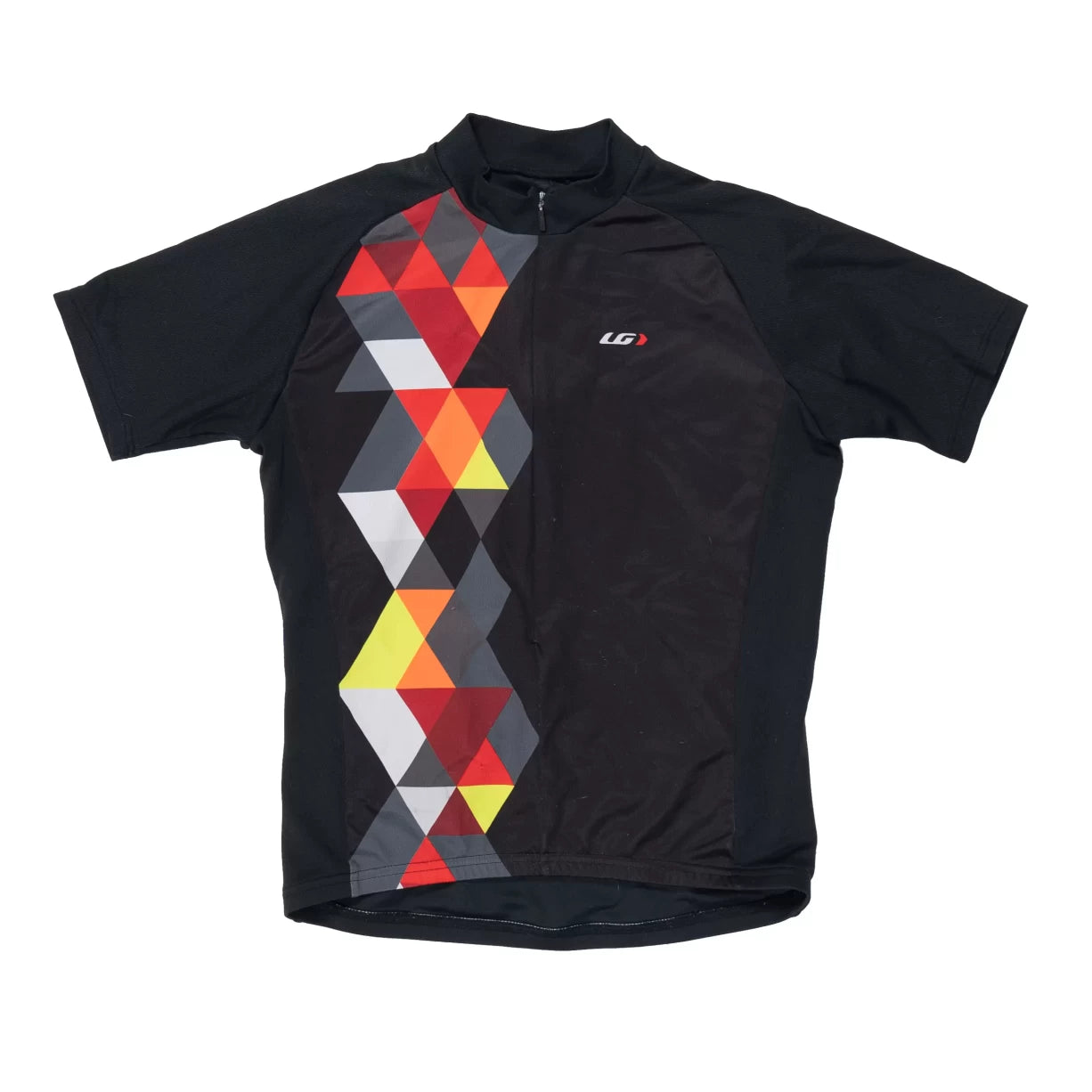 image of Louis Garneau 3/4 Zip Geometric Bike Jersey - Men's