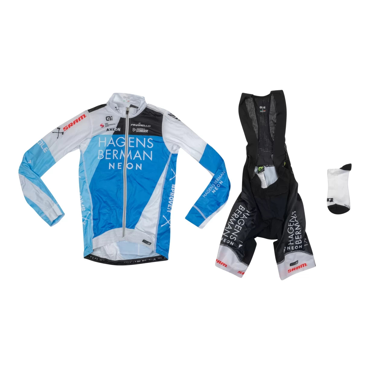 image of Ale Hagens Berman Neon Shirt/Bib Podium Kit - Men's