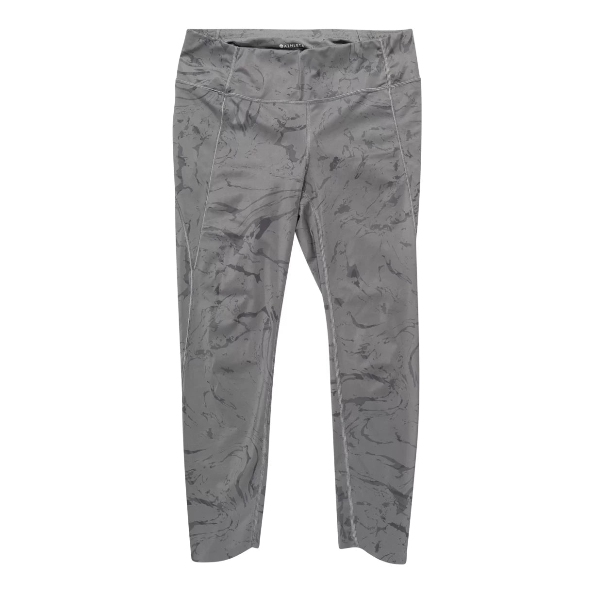 image of Athleta Velocity Stash Pocket Marble 7/8 Tight - Women's