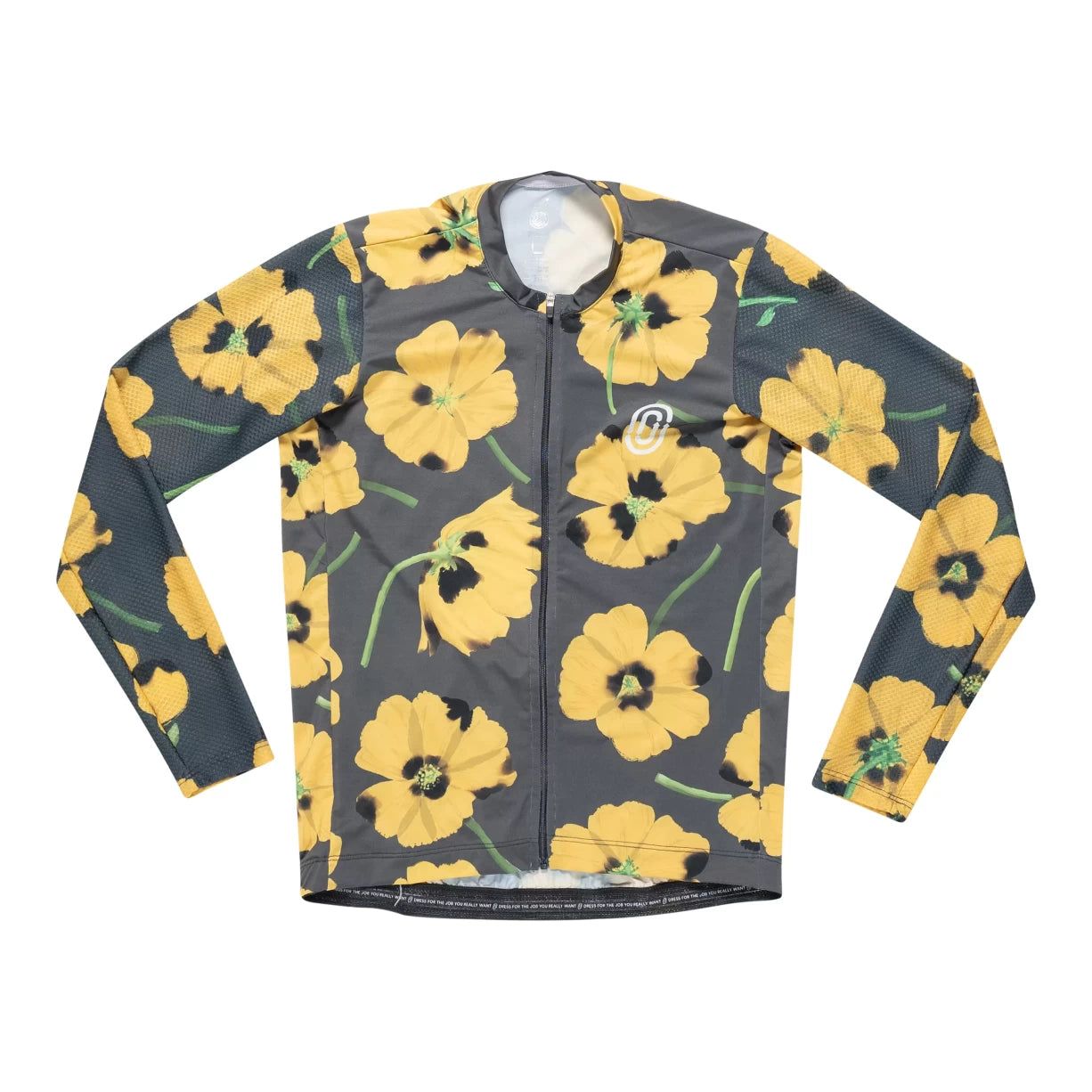 Ostroy Yellow Poppies Lightweight Long Sleeve Jersey - Men's