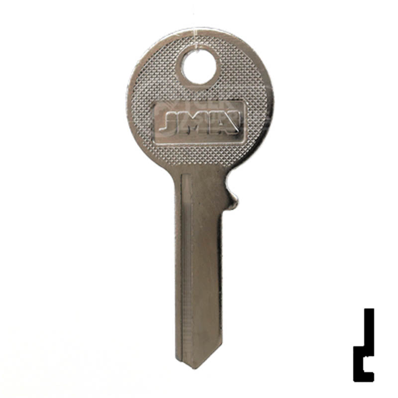 Padlock Key Blanks | GLO-7D Globe JMA Key Blank by JMA USA | CLK Supplies