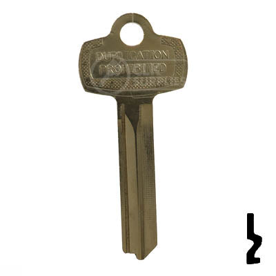 VINTAGE BEST BRASS LOCK PADLOCK & KEY - LOGO IN BEST L.G.L. COMPANY