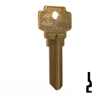 Residential Key Blanks | DE2, D1098B Dexter and Cessna Key by Ilco 