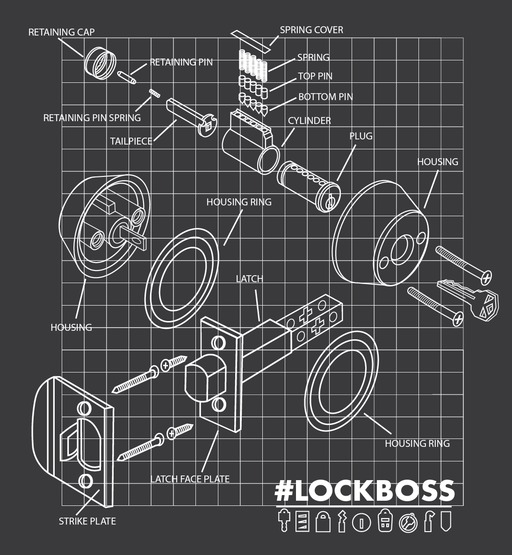 #lockboss Stainless Steel 20 oz Thermos