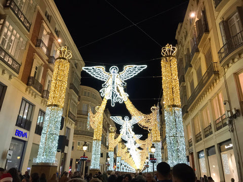 Xmas Lights Malaga 2023 joanofadventure.com