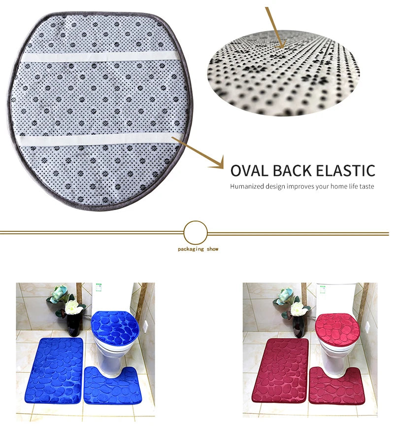 Mylovyhome Bath Soft Skating Set