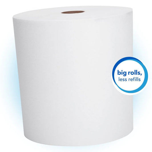 Scott® Essential High Capacity Proprietary System Hard Roll Towels, White, 905' Sheets, 6 Rolls, 02001