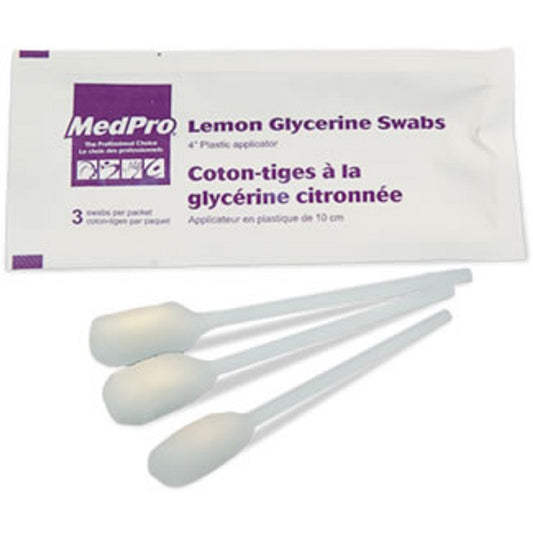 MedPro Lemon Glycerine Swabs