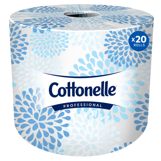 Cottonelle® Professional Standard Roll Toilet Paper, 2-Ply, White, 20 Rolls, 451 Sheets, 13135