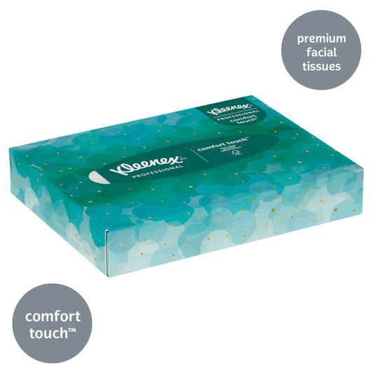 Kleenex® Jr Facial Tissue, 2 Ply, 40 Tissues, 8 Boxes, 21195