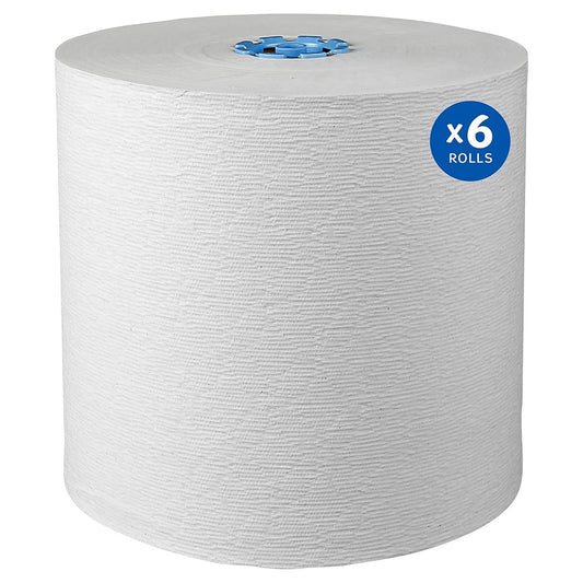 Kleenex® Hard Roll Paper Towels, with Premium Absorbency Pockets, 6 Rolls/Case, 25637