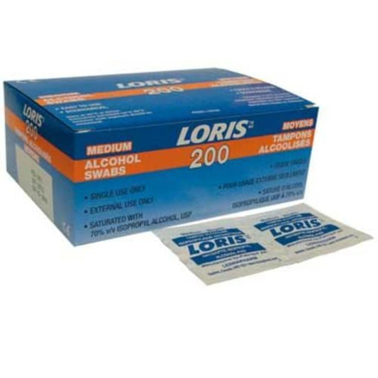 Alcohol Swabs - Medium (Box of 200)