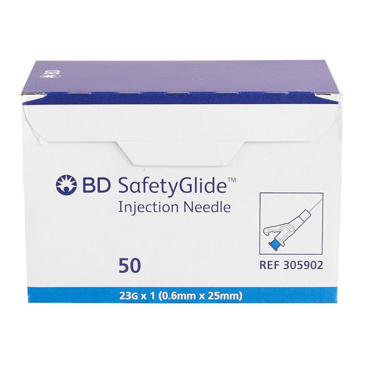 BD SAFETYGLIDE™ NEEDLES 23G X 1" - 305902