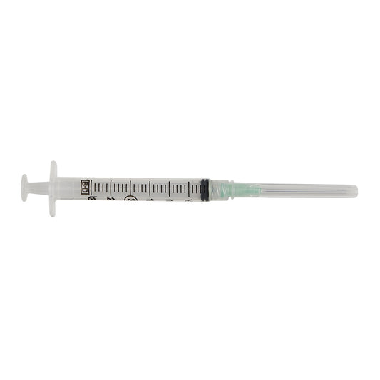 BD Luer-Lok™ Syringe with attached needle, 3 mL, 21 G x 1-1/2 in. -309577