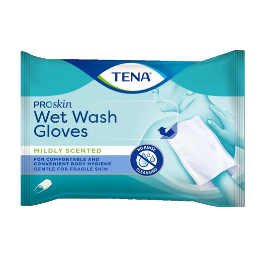 TENA® Washglove Absorbent, 16X25CM- 740500BC