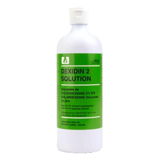 Dexidin 2 Antiseptic Solution, 2% CHG 4% IPA - 450ml Bottle