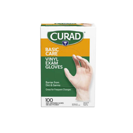 Curad Basic Care Vinyl Gloves