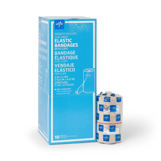 Elastic Tensor Bandages, 3" x 5 yds