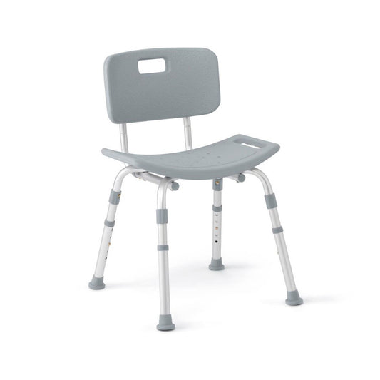 Medline Knockdown Shower Chair With Back