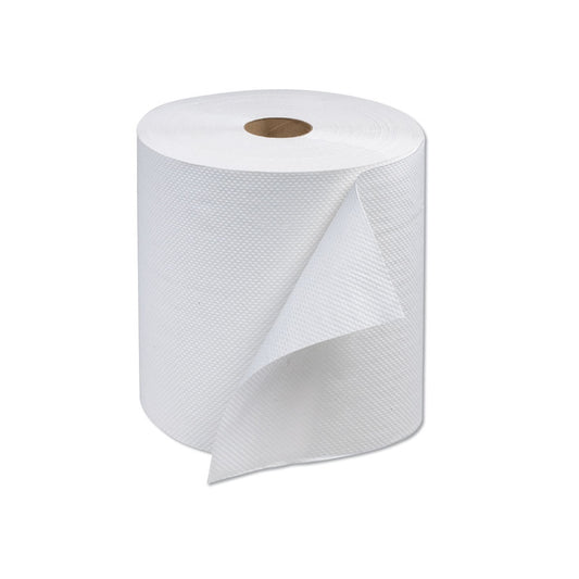 Tork® Advanced Hand Towel Roll, Hardwound, White, 1 Ply, RB600