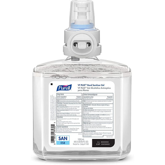 PURELL® 1200 ml Sanitizer Refill, Gel, Case of 2 - 7760-02