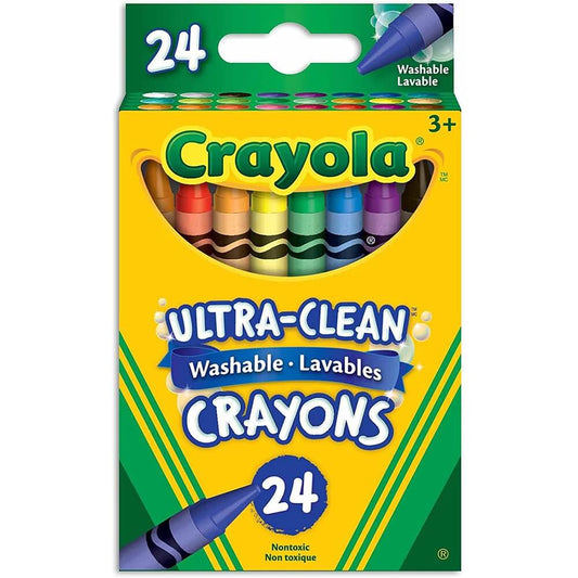 Ultra Clean 24 Washable Crayons