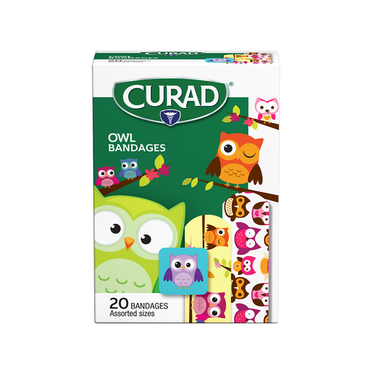 CURAD CHILDREN'S BANDAGES - OWLS