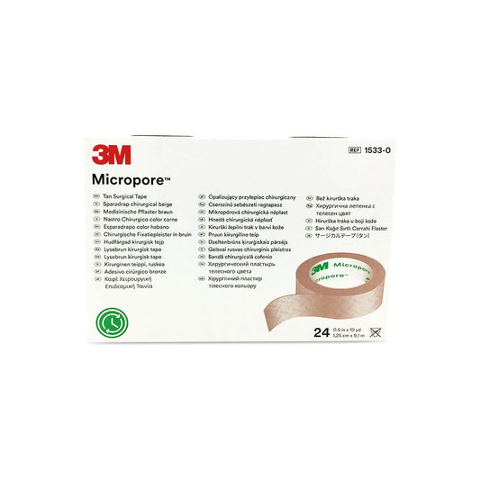 3M MICROPORE TAN SURGICAL TAPE