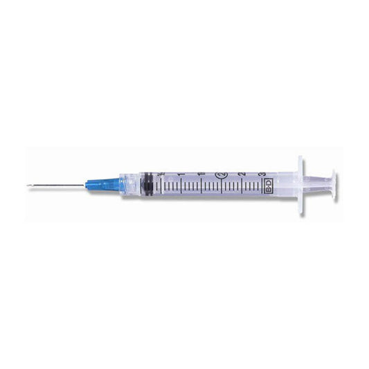 3ML BD LUER-LOK SYRINGE WITH 25G x 5/8" PRECISIONGLIDE™ DETACHABLE NEEDLE - 309570