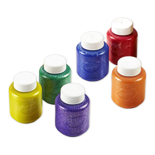 Washable Glitter Paint Jars Count Of 6
