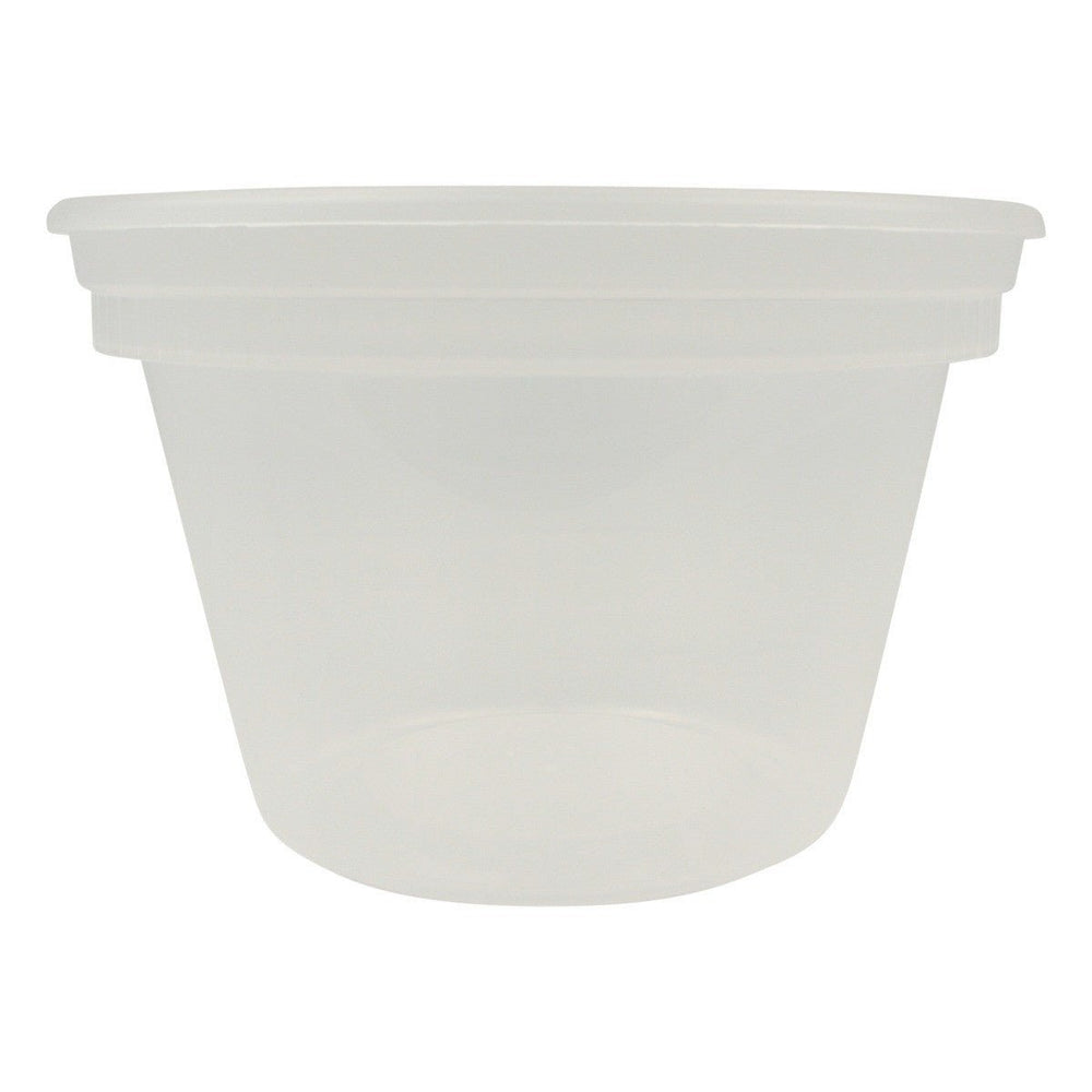 32 oz. Clear Deli Containers and Lids, Case of 240