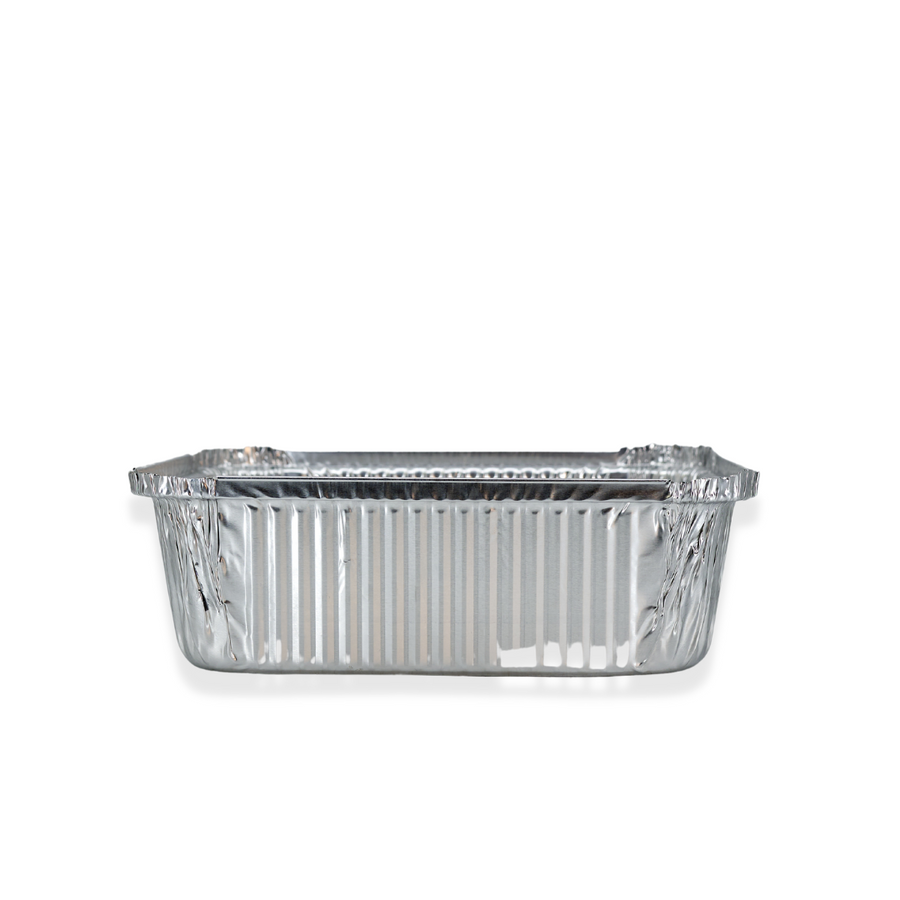 Choice 2.25 lb. Oblong Foil Container with Board Lid - 250/Case