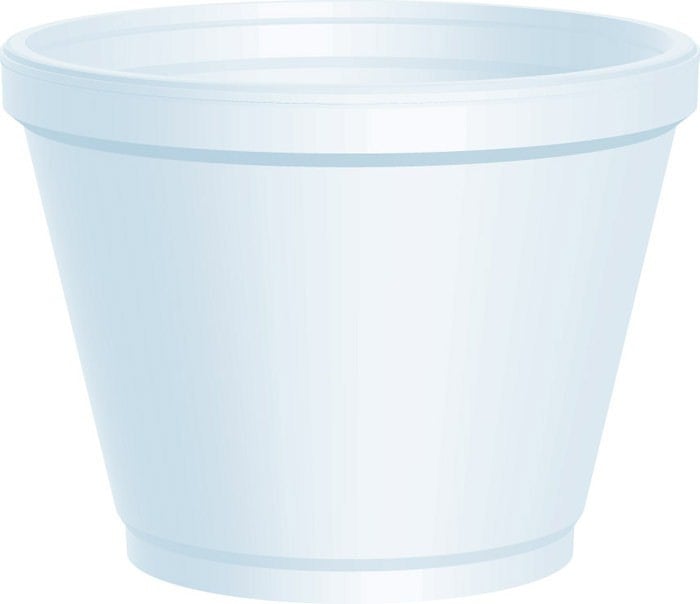 16 oz White Ice Cream Cups