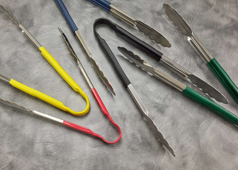 color coded tongs