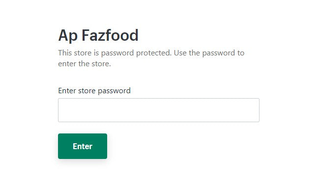 Fazfood Shopify Theme