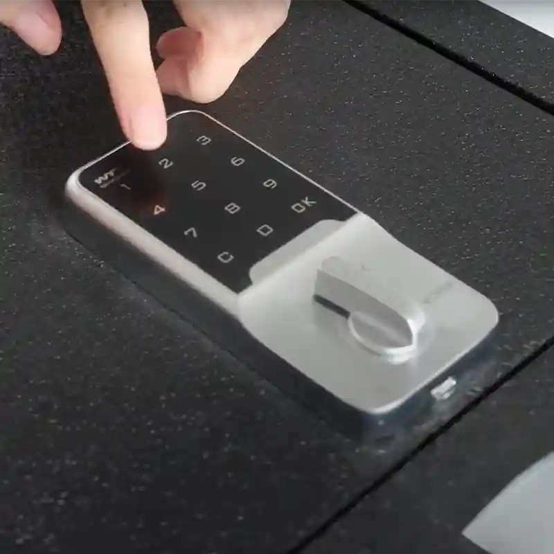 electronic keypad car gun lockbox for Tesla