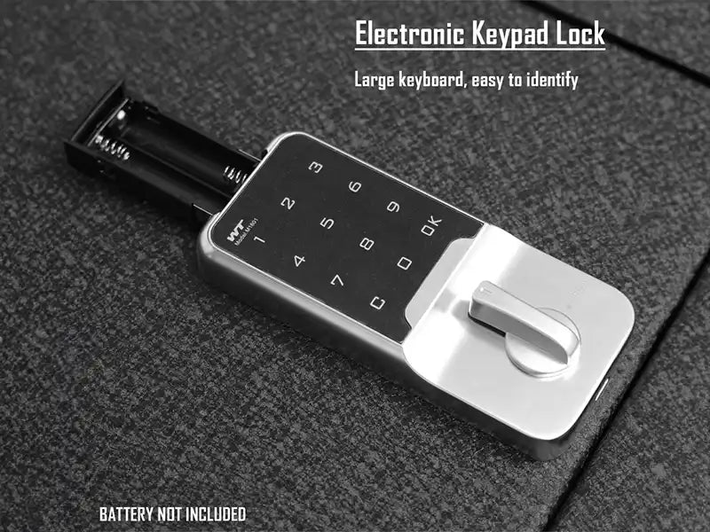 Electronic Keypad Lock Center Console Safe: Utilizes an electronic keypad and code for unlocking, offering an advanced security option. Users can customize a secure code to safeguard firearms and valuables.