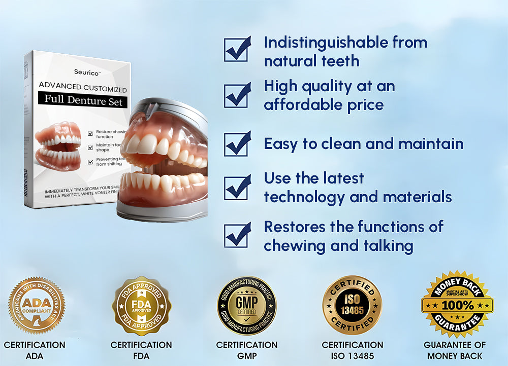 OFFICIAL STORE: Seurico™ - 🦷Advanced Customized Full Denture Set