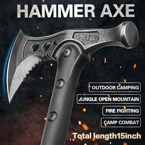 Tactical Survival Axe Multi Tool Emergency Gear Tourist AX Tactical Axe Outdoor Portable Tomahawk Wild Camping Hatchet - sealeridgeoutdoors