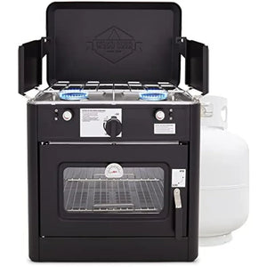 Portable Propane 2-Burner Stove & Oven w/Carry Bag - sealeridgeoutdoors
